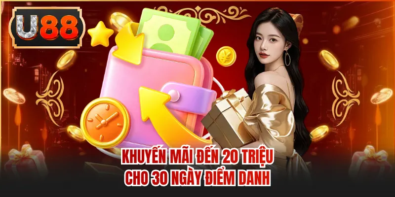 Khuyến mãi đến 20 triệu cho 30 ngày điểm danh
